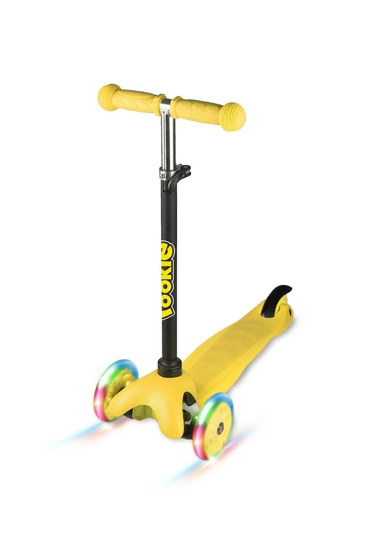 Sarı  3 Tekerlekli Işıklı Scooter